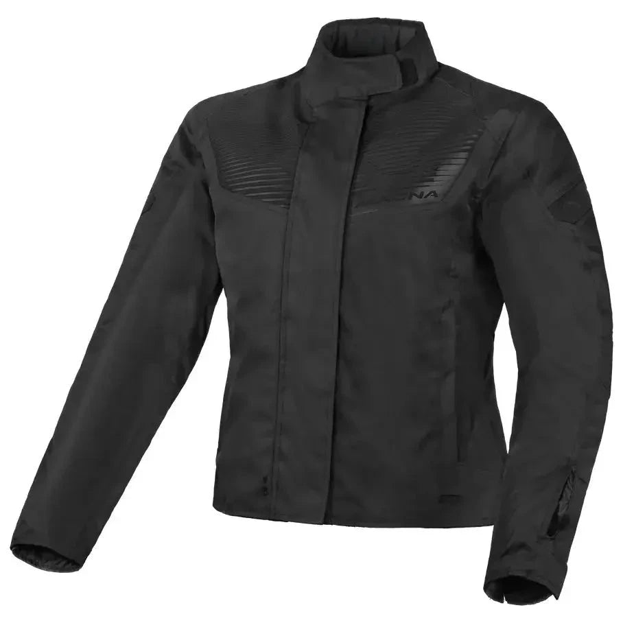 Macna Dromica Ladies Textile Jacket Black - FREE UK Shipping, FREE 365 Day Returns | Moto Central