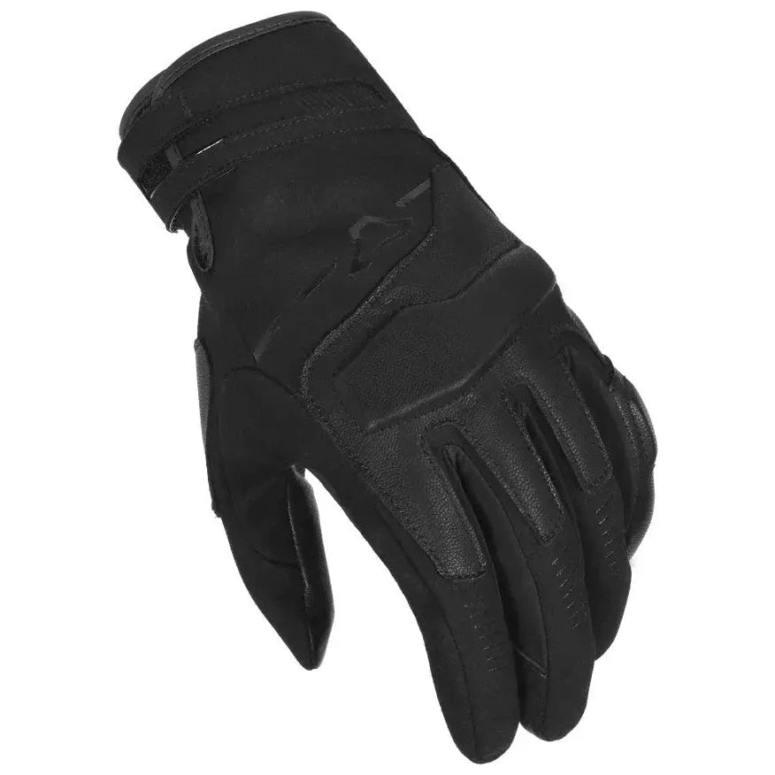 Macna Dusk Leather Gloves Black - FREE UK Shipping, FREE 365 Day Returns | Moto Central