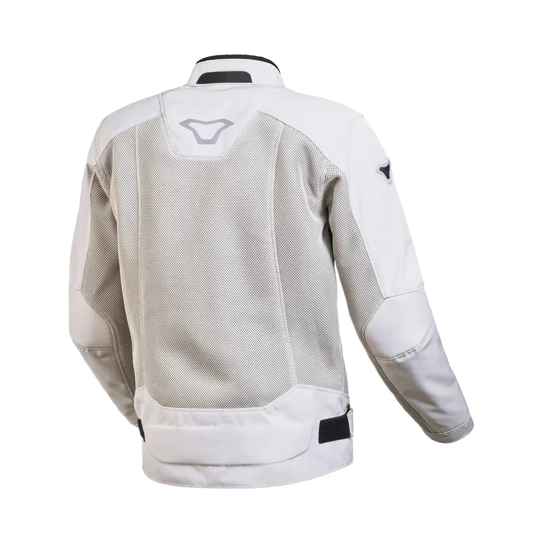 Macna Empire Textile Jacket Light Grey - FREE UK Shipping, FREE 365 Day Returns | Moto Central