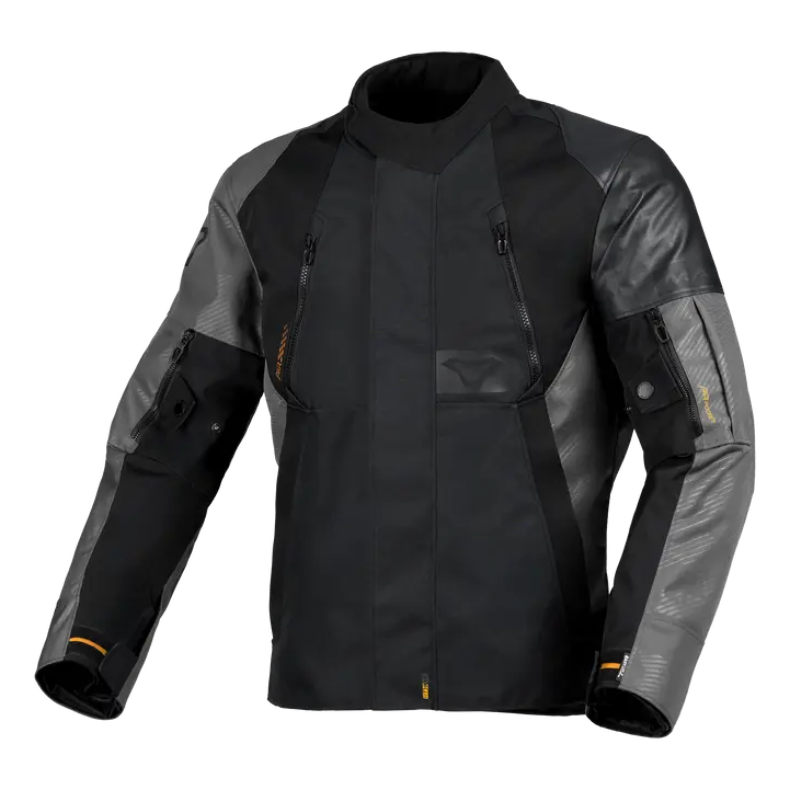 Macna Entrity Textile Jacket Grey / Black, front view