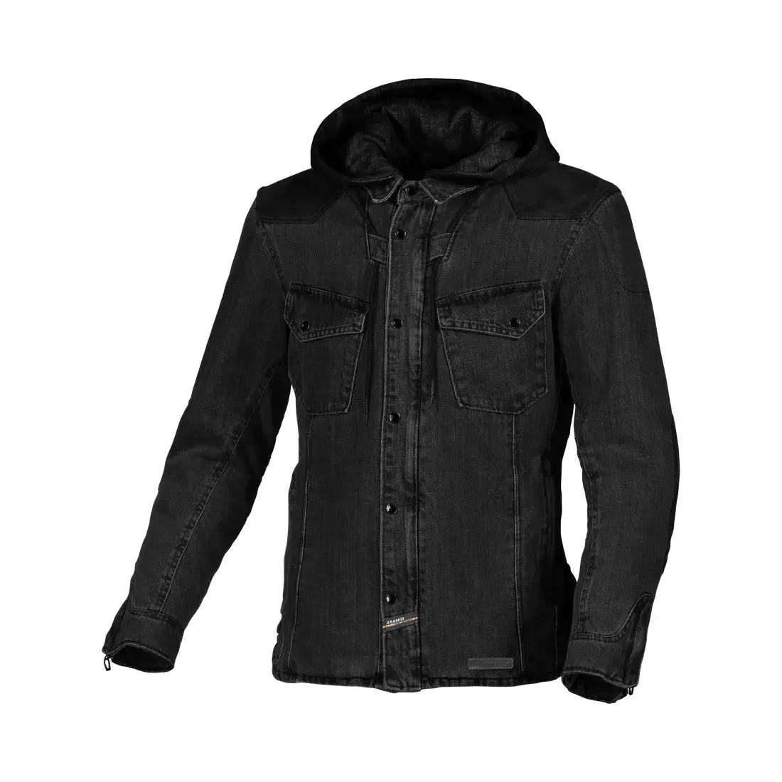 Macna Inland Hoodie Textile Jacket Black - FREE UK Shipping, FREE 365 Day Returns | Moto Central