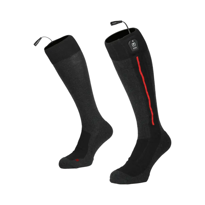 Macna Lava 2.0 Heated Socks Black / Red FREE UK Delivery, FREE 365 Day Returns | Moto Central