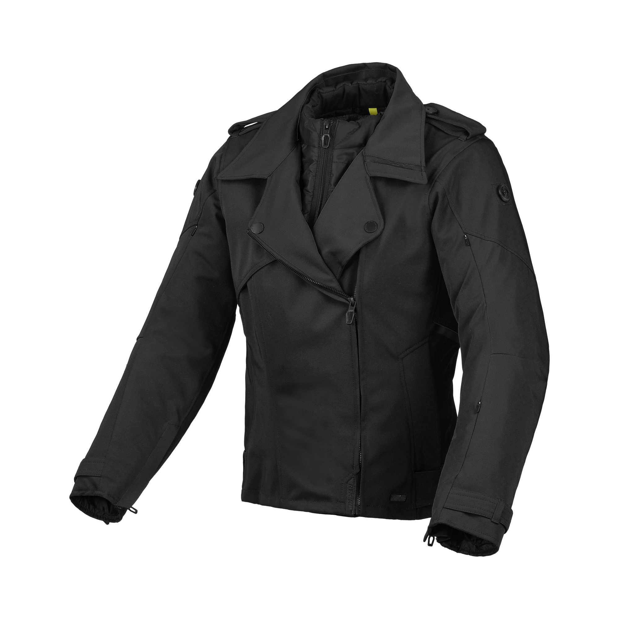 Macna Lirona Ladies Textile Jacket Black FREE UK Delivery, FREE 365 Day Returns | Moto Central