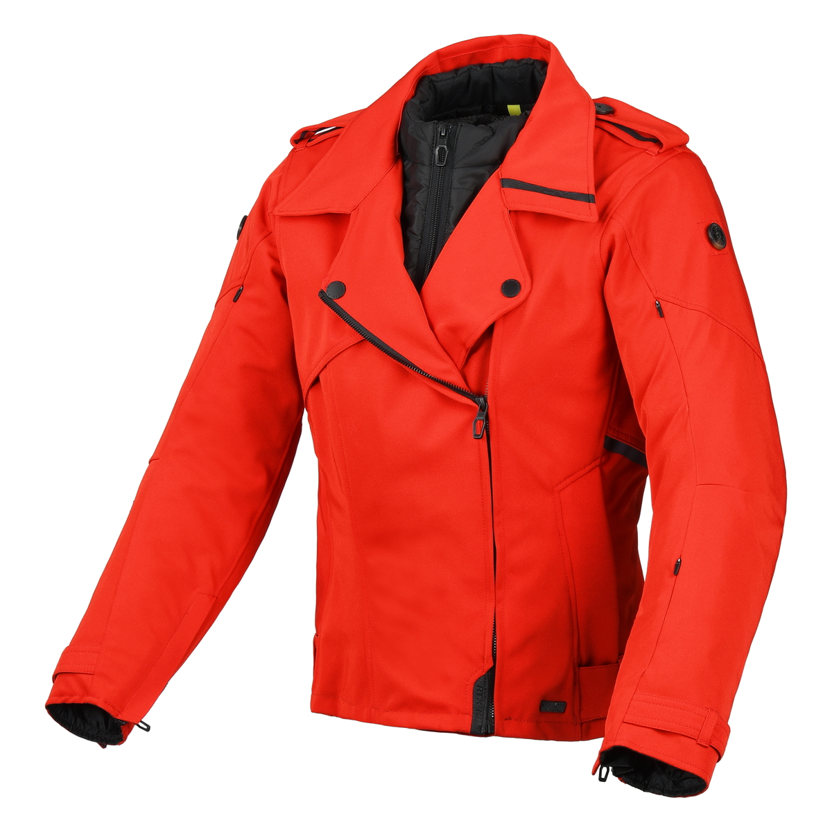 Macna Lirona Ladies Textile Jacket Red FREE UK Delivery, FREE 365 Day Returns | Moto Central