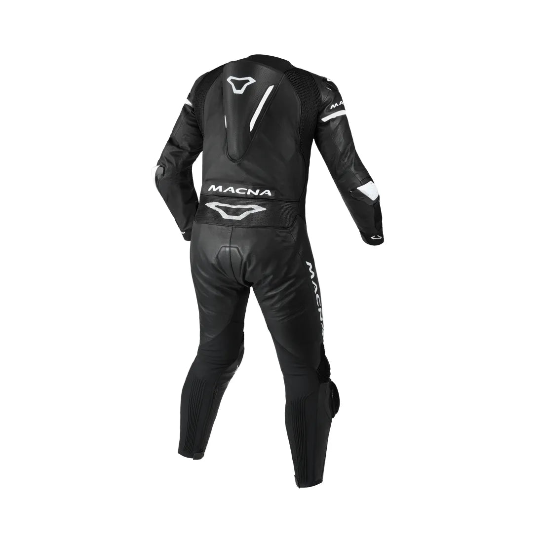 Macna Mizuro 1-Piece Leather Suit Black / White FREE UK Delivery, FREE 365 Day Returns | Moto Central