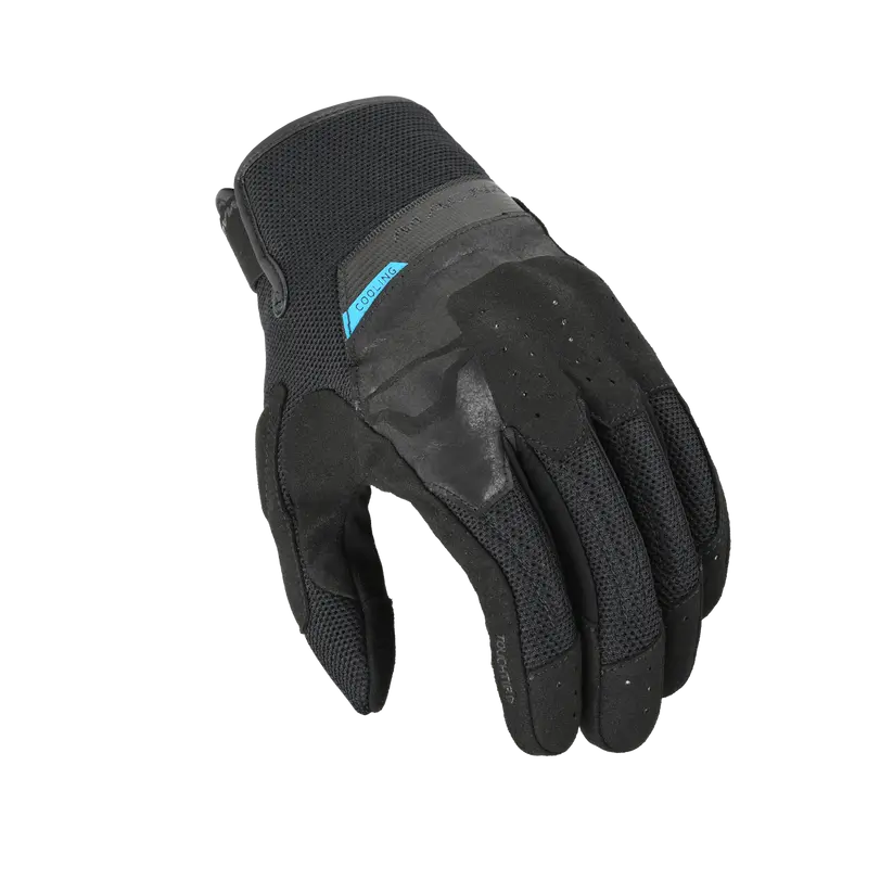 Macna Pelgram Cooling Textile Gloves Black FREE UK Delivery, FREE 365 Day Returns | Moto Central