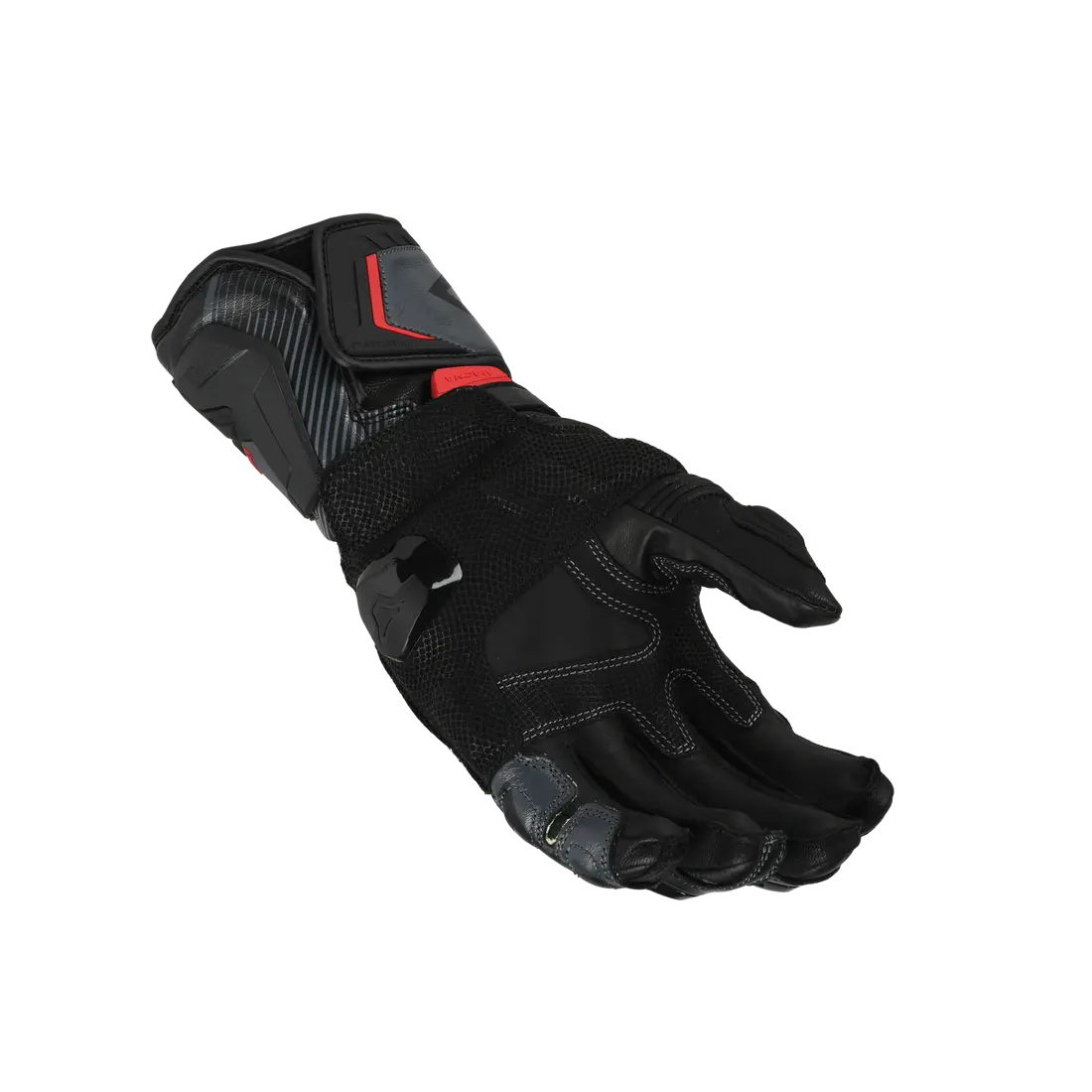 Macna Powertrack 2.0 Leather Gloves Black FREE UK Delivery, FREE 365 Day Returns | Moto Central