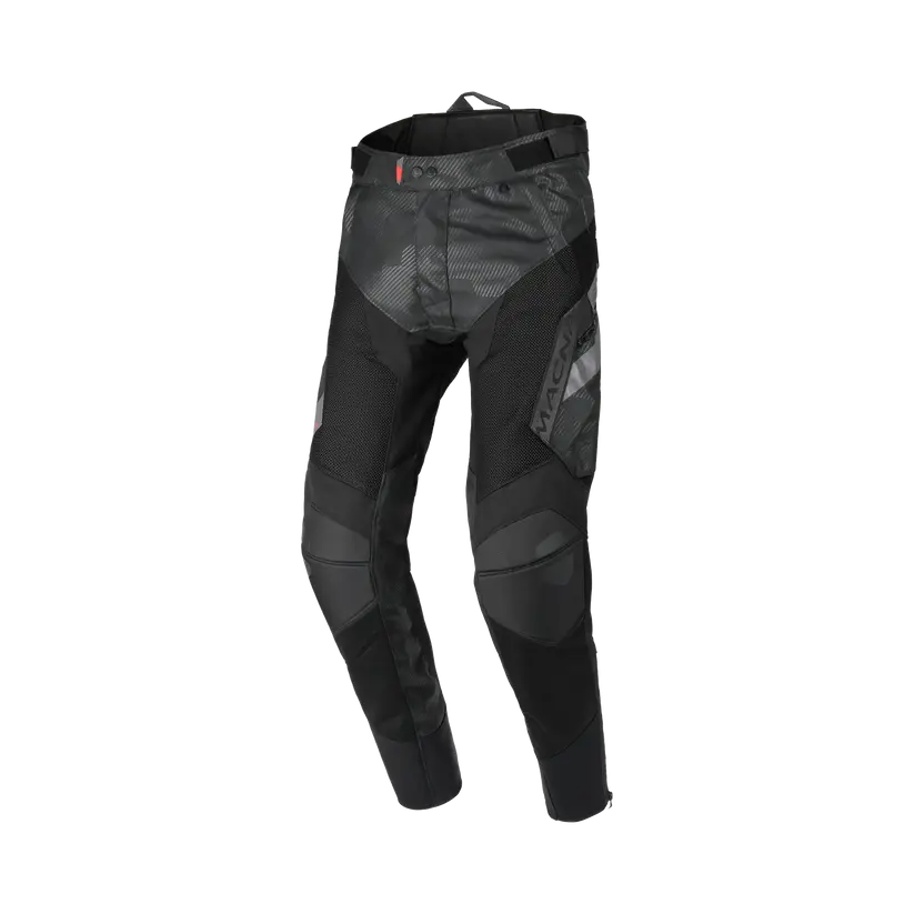 Macna Qargon Tapered Textile Trouser Black FREE UK Delivery, FREE 365 Day Returns | Moto Central