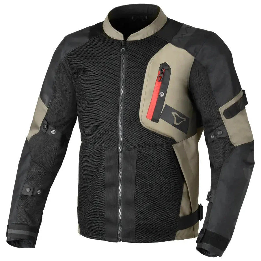 Macna Raddic Textile Jacket Taupe / Black – front view