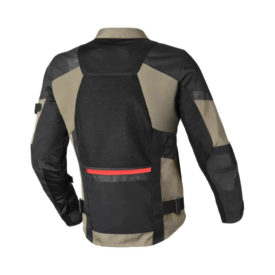 Macna Raddic Textile Jacket Taupe / Black - FREE UK Shipping, FREE 365 Day Returns | Moto Central