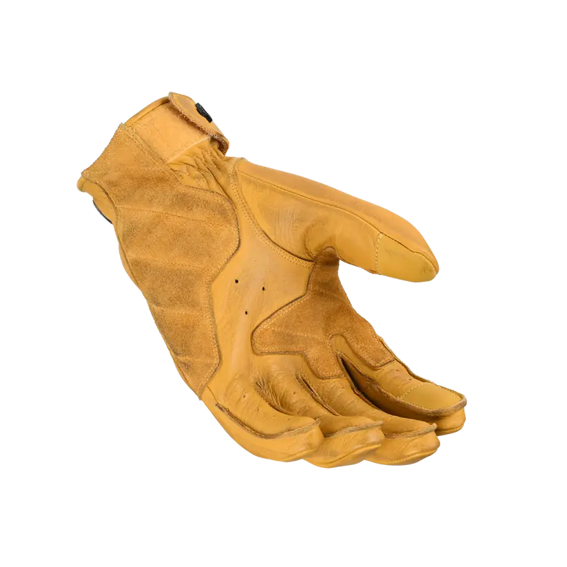 Macna Ralston Leather Gloves Yellow FREE UK Delivery, FREE 365 Day Returns | Moto Central