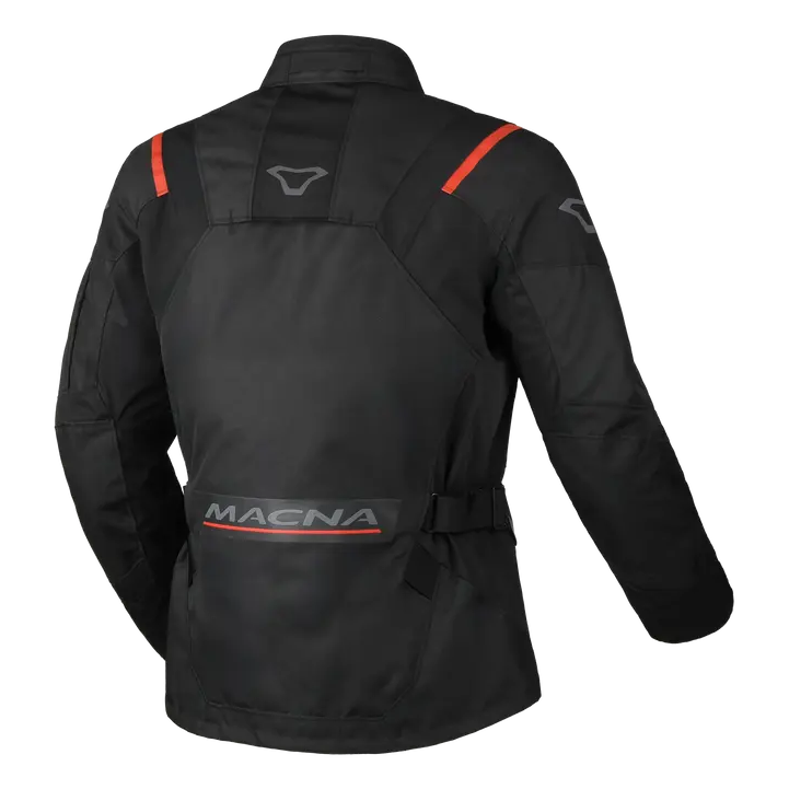 Macna Rancher 2.0 Textile Jacket Black, rear view