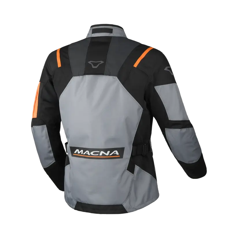 Macna Rancher 2.0 Textile Jacket Grey / Red FREE UK Delivery, FREE 365 Day Returns | Moto Central