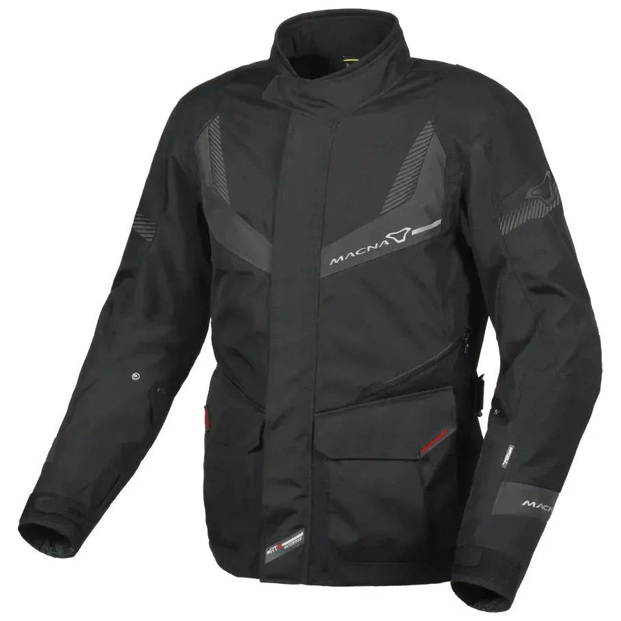 Macna Rancher Textile Jacket Black / Grey – front view