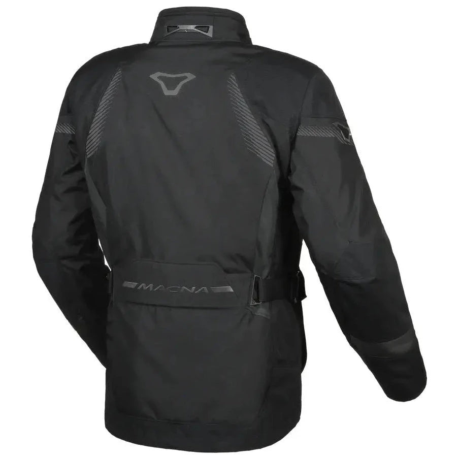 Macna Rancher Textile Jacket Black / Grey – rear view