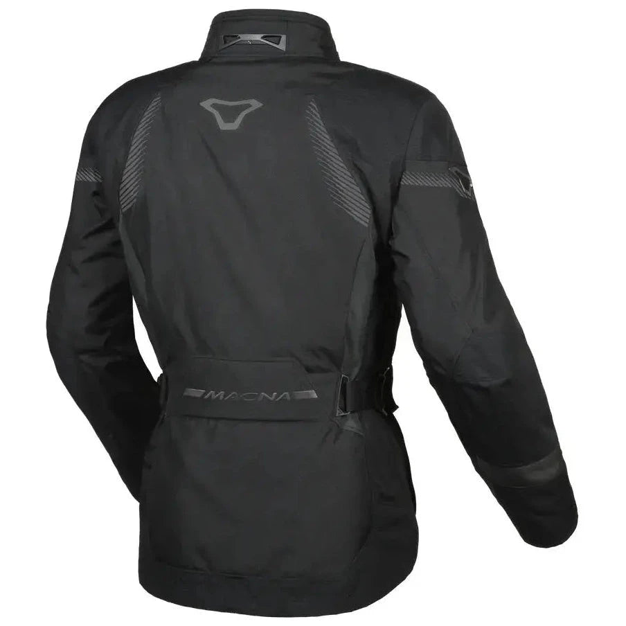 Macna Rancher Ladies Textile Jacket Black / Grey – rear view