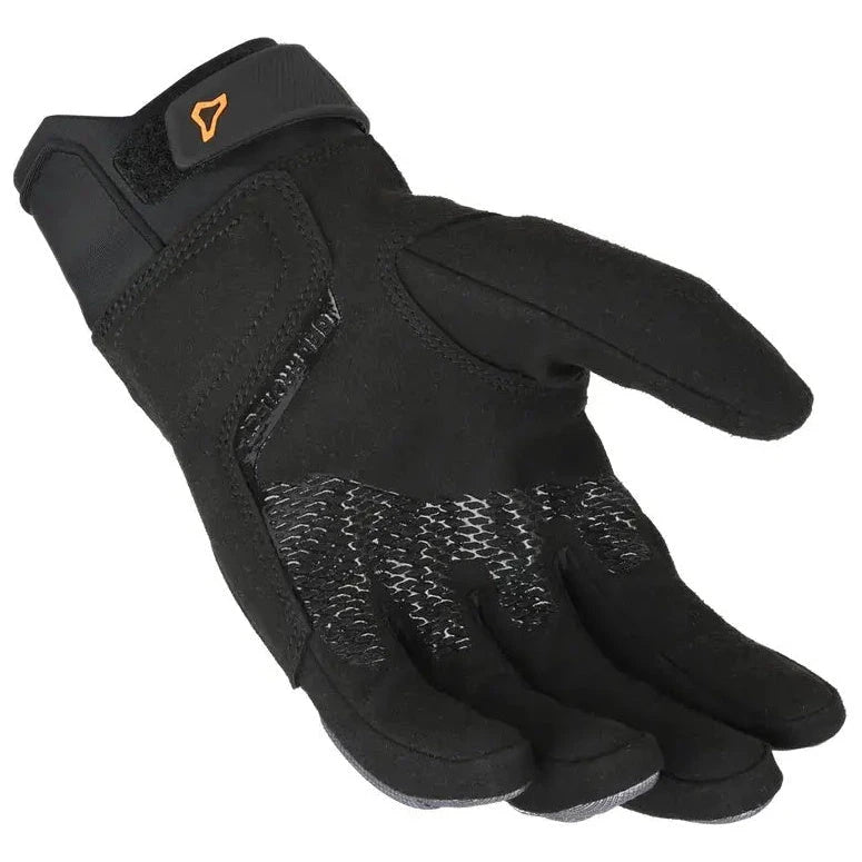 Macna Recon 2.0 Short Textile Gloves Black / Grey / Orange – palm view