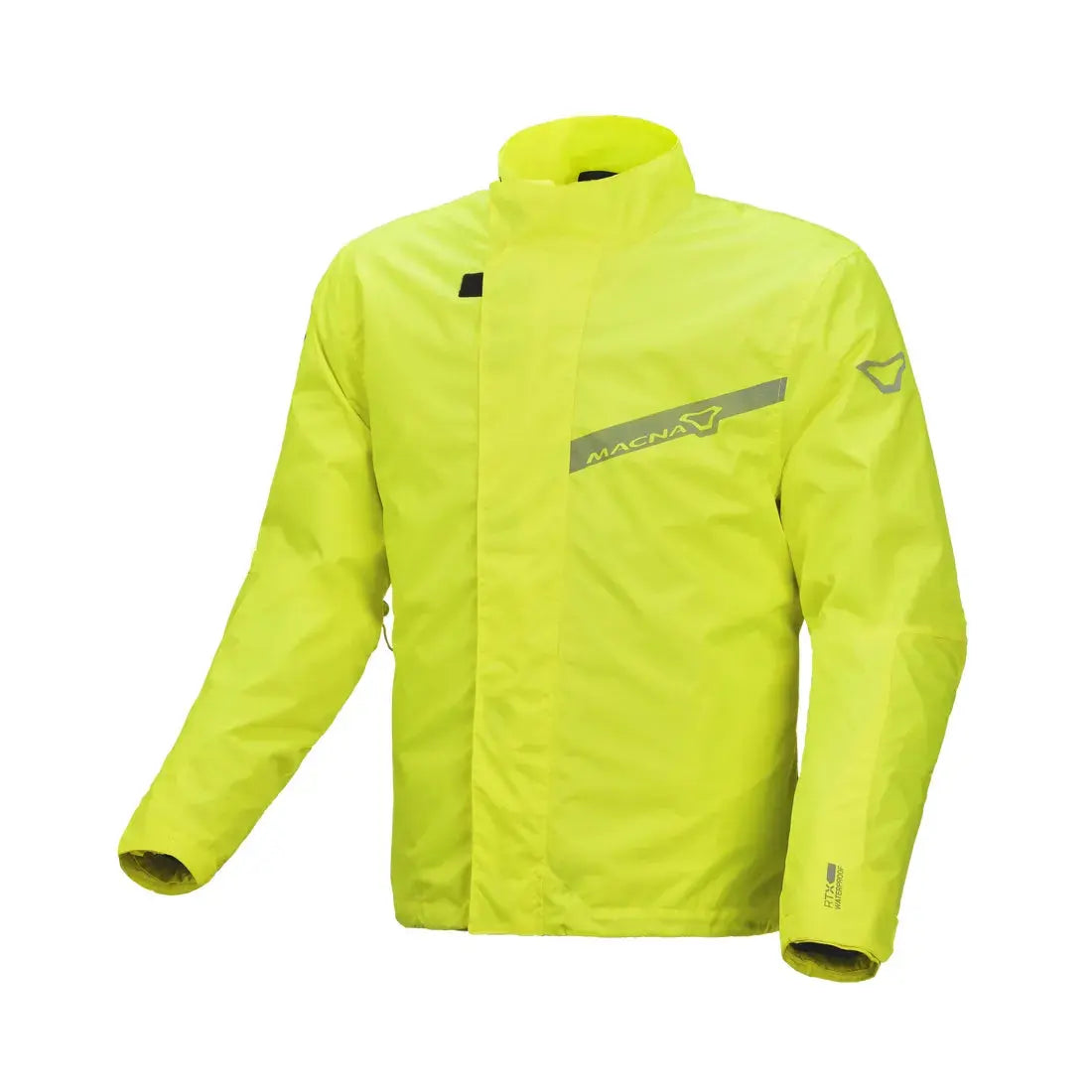 Macna Spray Rain Over Jacket Fluo Yellow  - FREE UK Shipping, FREE 365 Day Returns | Moto Central