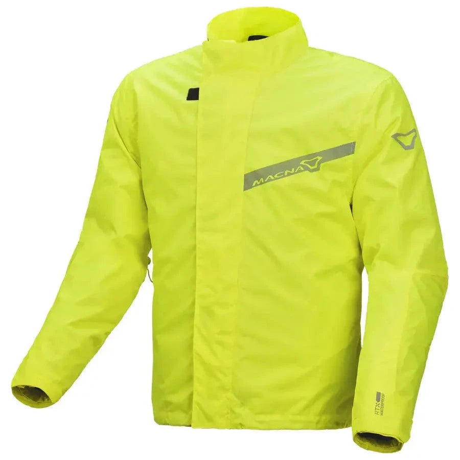 Macna Spray Rain Over Jacket Fluo Yellow – front view