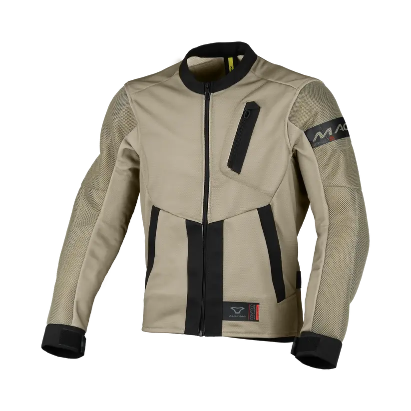 Macna Torido Textile Jacket Black / Taupe FREE UK Delivery, FREE 365 Day Returns | Moto Central