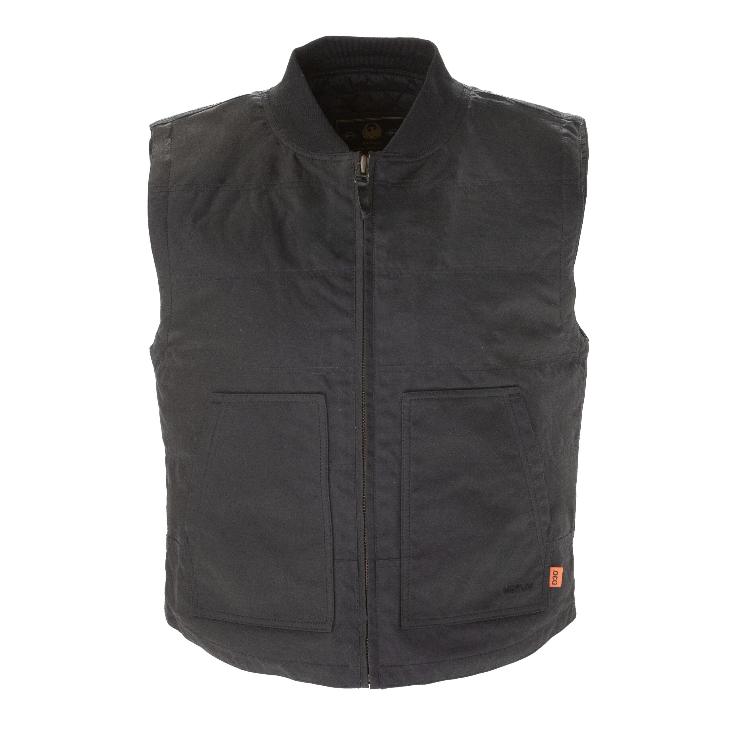 Merlin Bobber CE Riding Vest Black FREE UK Delivery, FREE 365 Day Returns | Moto Central