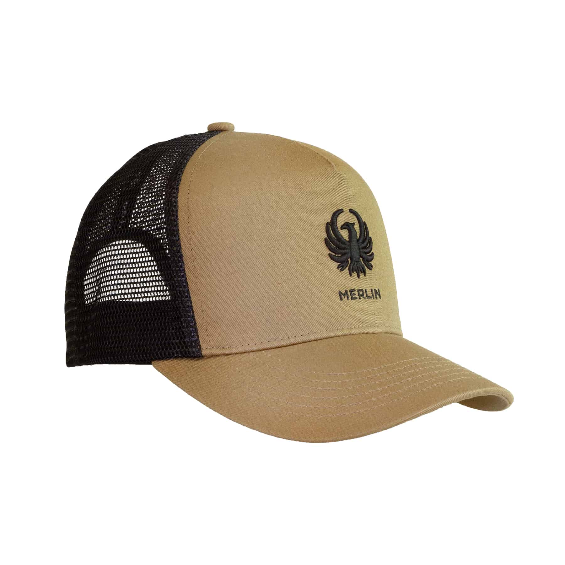 Merlin Burford Core Trucker Cap Khaki FREE UK Delivery, FREE 365 Day Returns | Moto Central