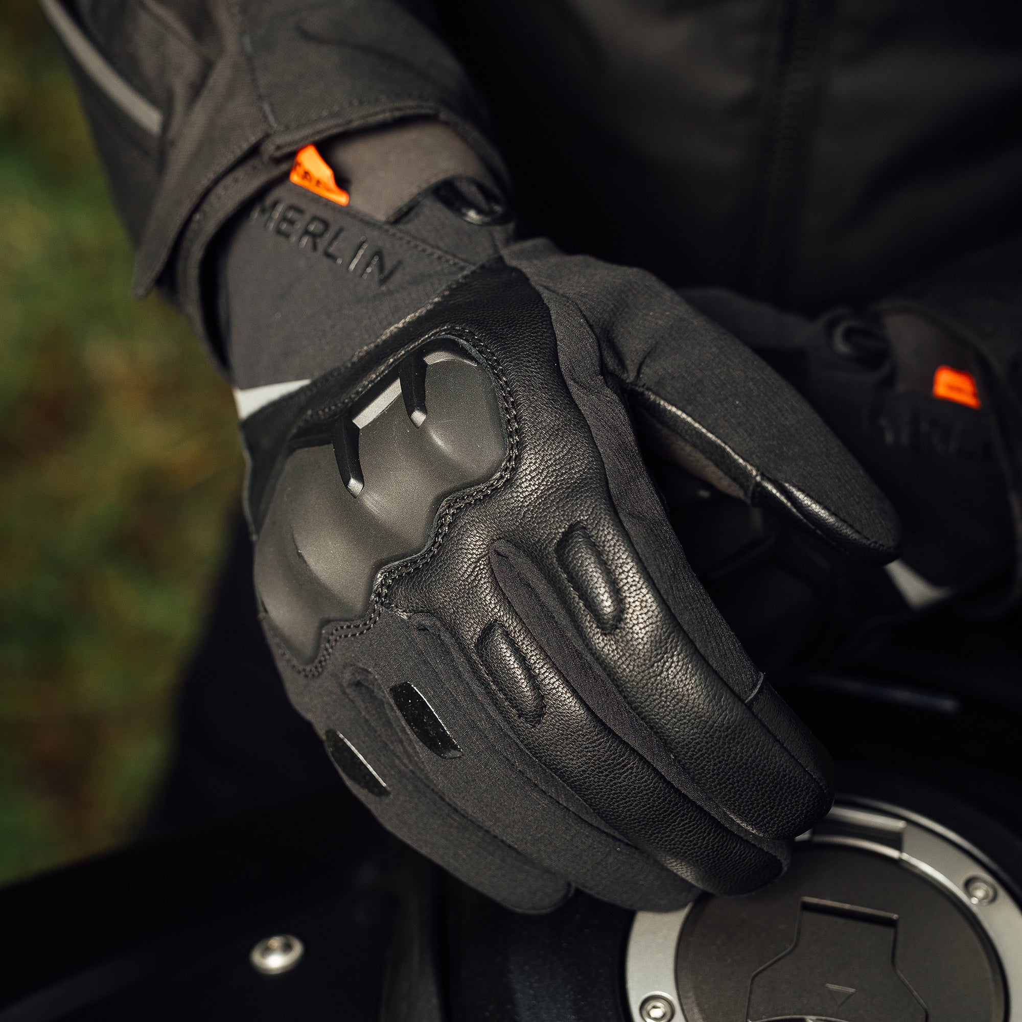 Merlin Denali D3O Waterproof Textile Gloves Black FREE UK Delivery, FREE 365 Day Returns | Moto Central