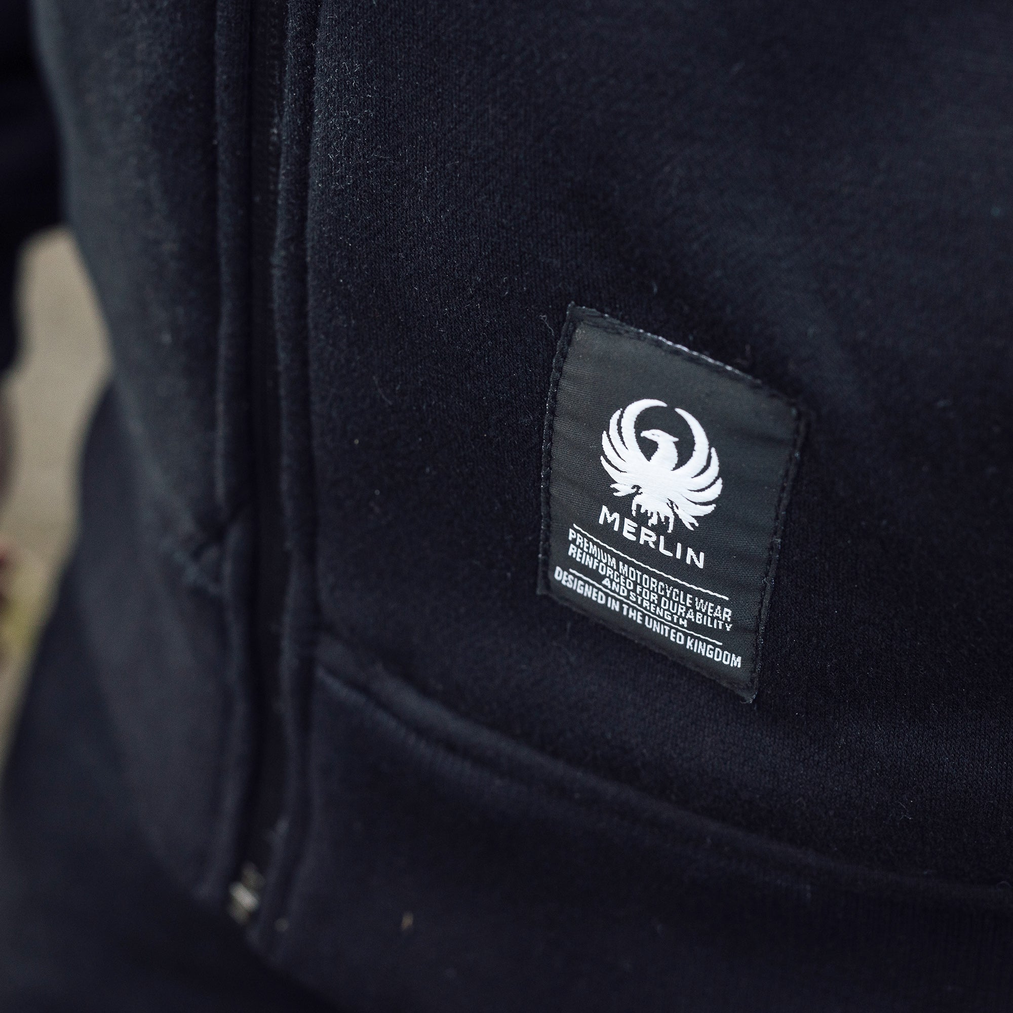 Merlin Hamlin Hydro Waterproof Riding Textile Hoody Black FREE UK Delivery, FREE 365 Day Returns | Moto Central