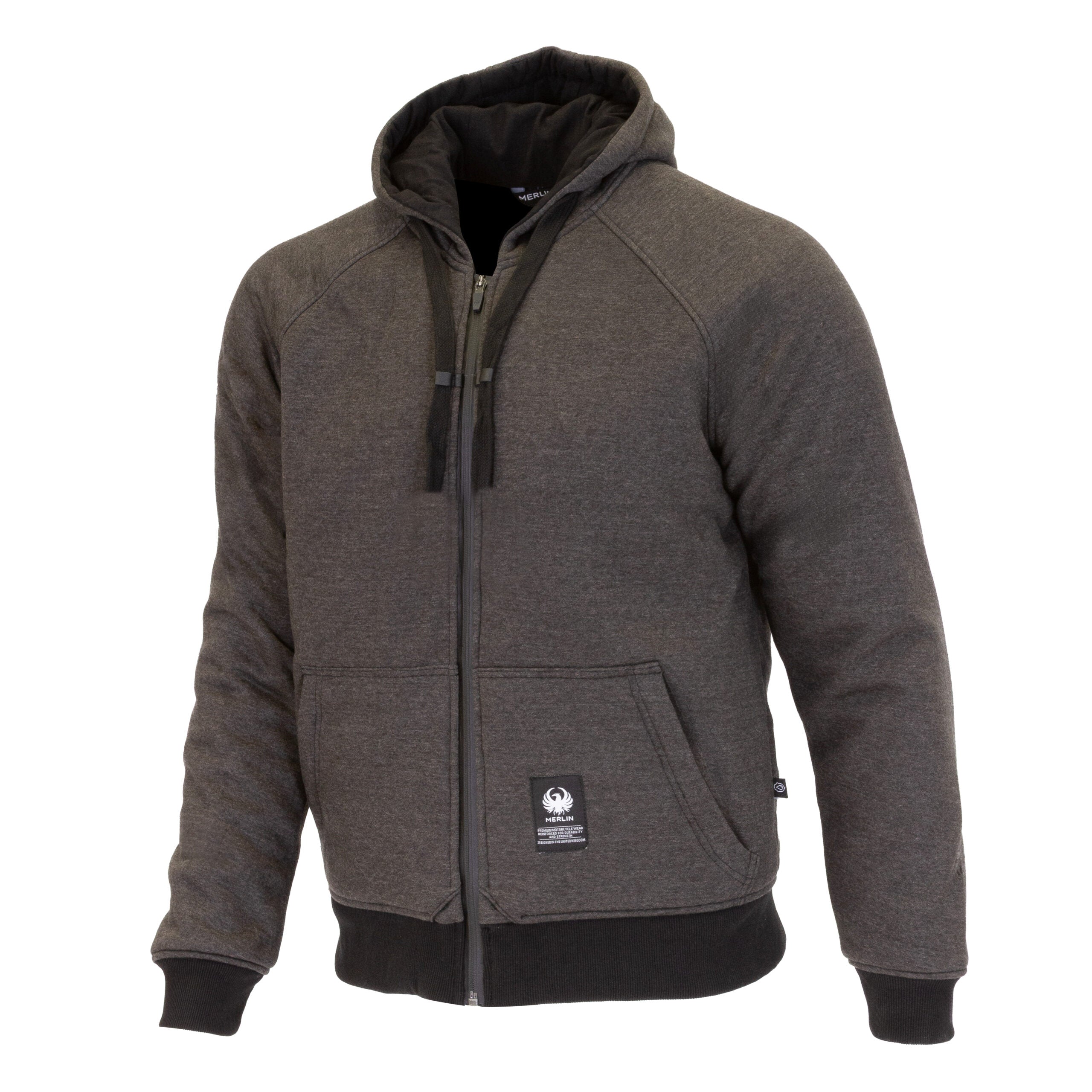 Merlin Hamlin Hydro Waterproof Riding Textile Hoody Charcoal FREE UK Delivery, FREE 365 Day Returns | Moto Central