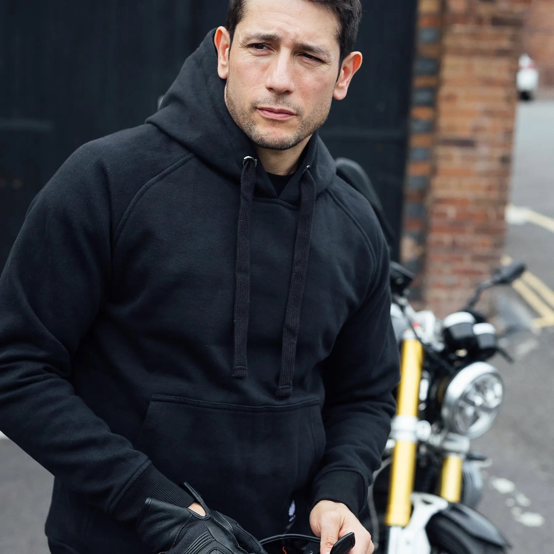 Merlin Stealth Pro D3O Single Layer Pullover Hoody Black FREE UK Delivery, FREE 365 Day Returns | Moto Central
