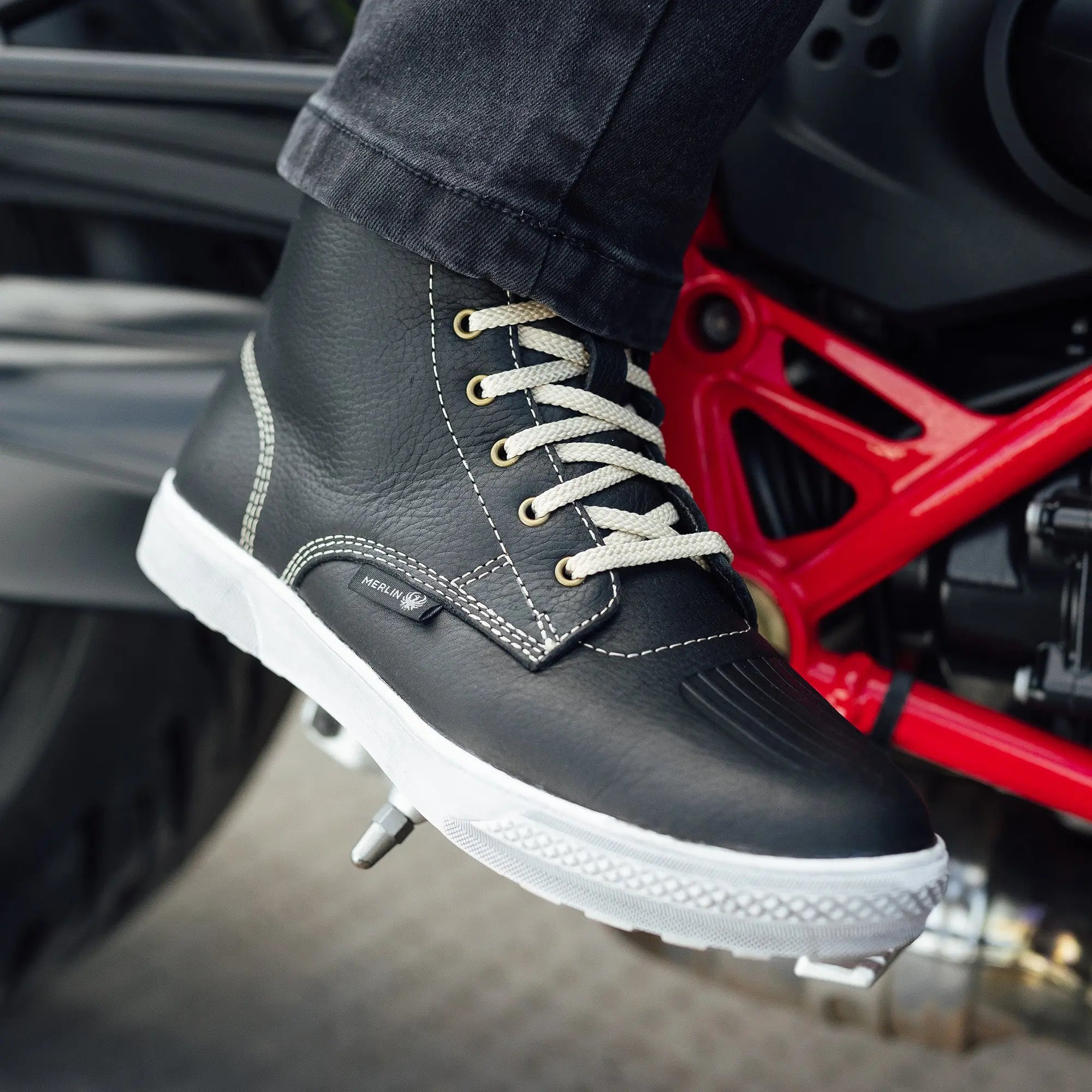 Merlin Stretton D3O Trainer Boots Black FREE UK Delivery, FREE 365 Day Returns | Moto Central