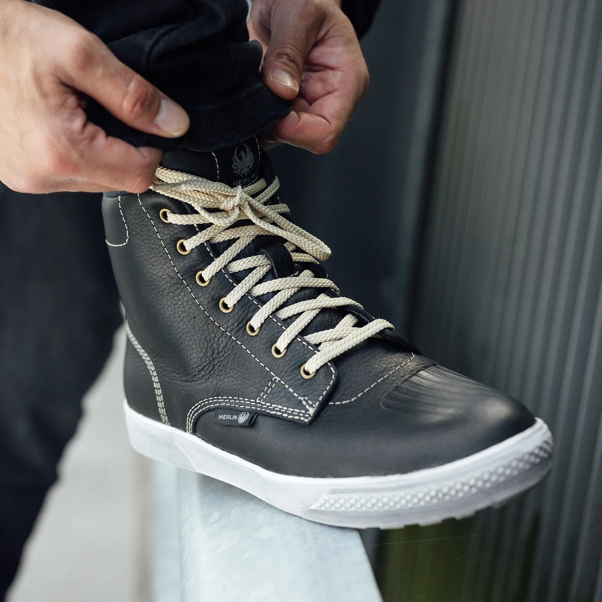 Merlin Stretton D3O Trainer Boots Black FREE UK Delivery, FREE 365 Day Returns | Moto Central