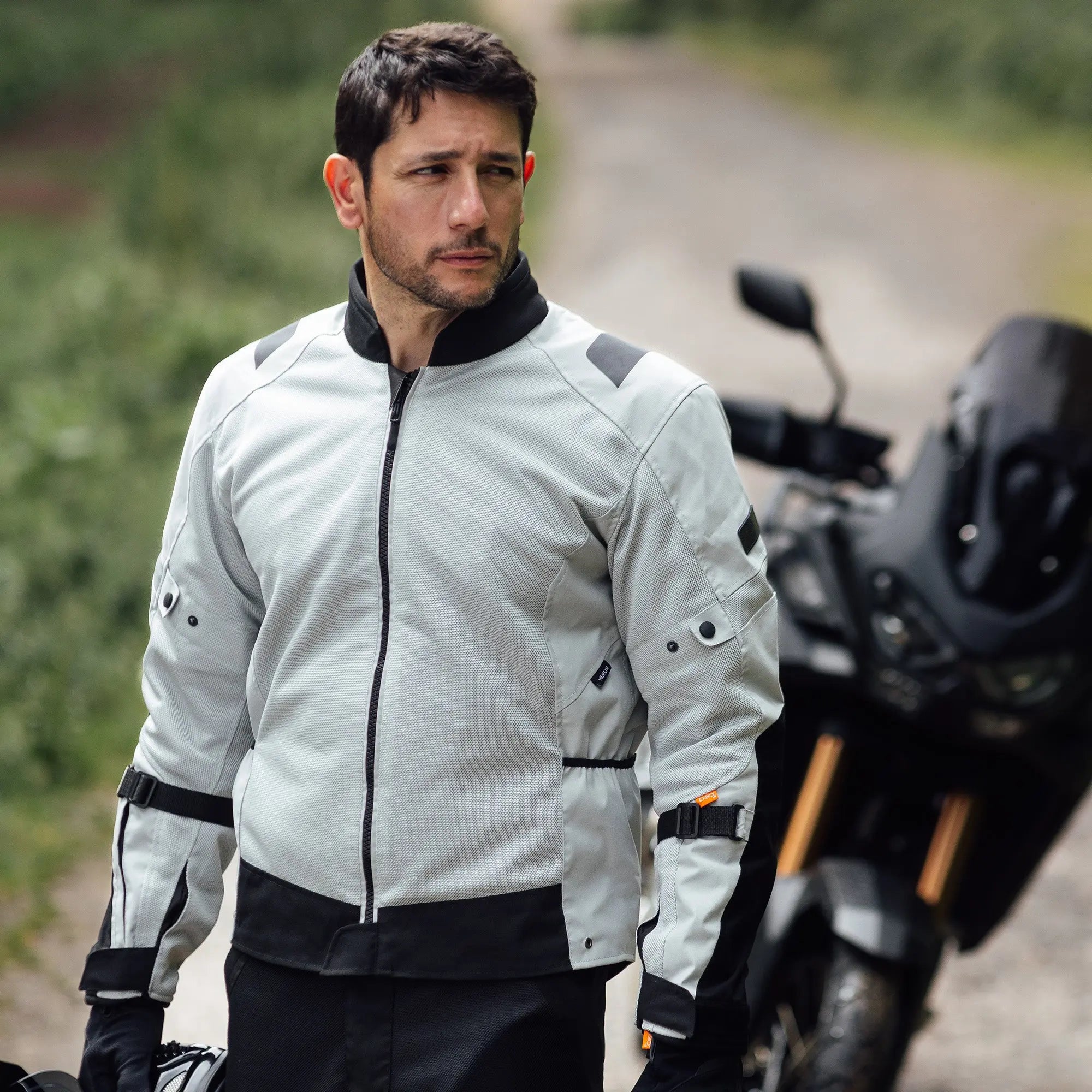 Merlin Taos Air Mesh D3O Jacket Ice FREE UK Delivery, FREE 365 Day Returns | Moto Central