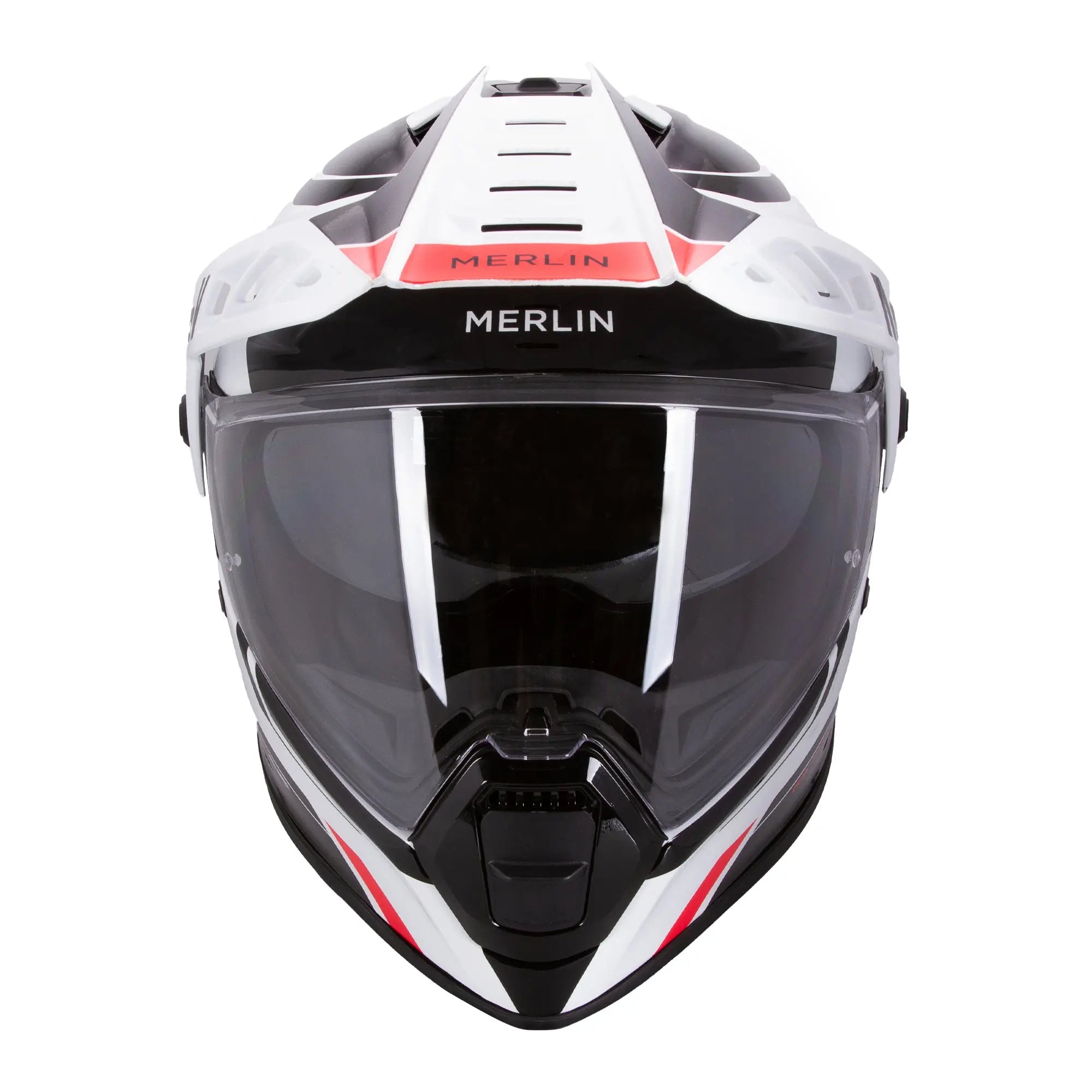 Merlin Torres Block White / Red FREE UK Delivery, FREE 365 Day Returns | Moto Central
