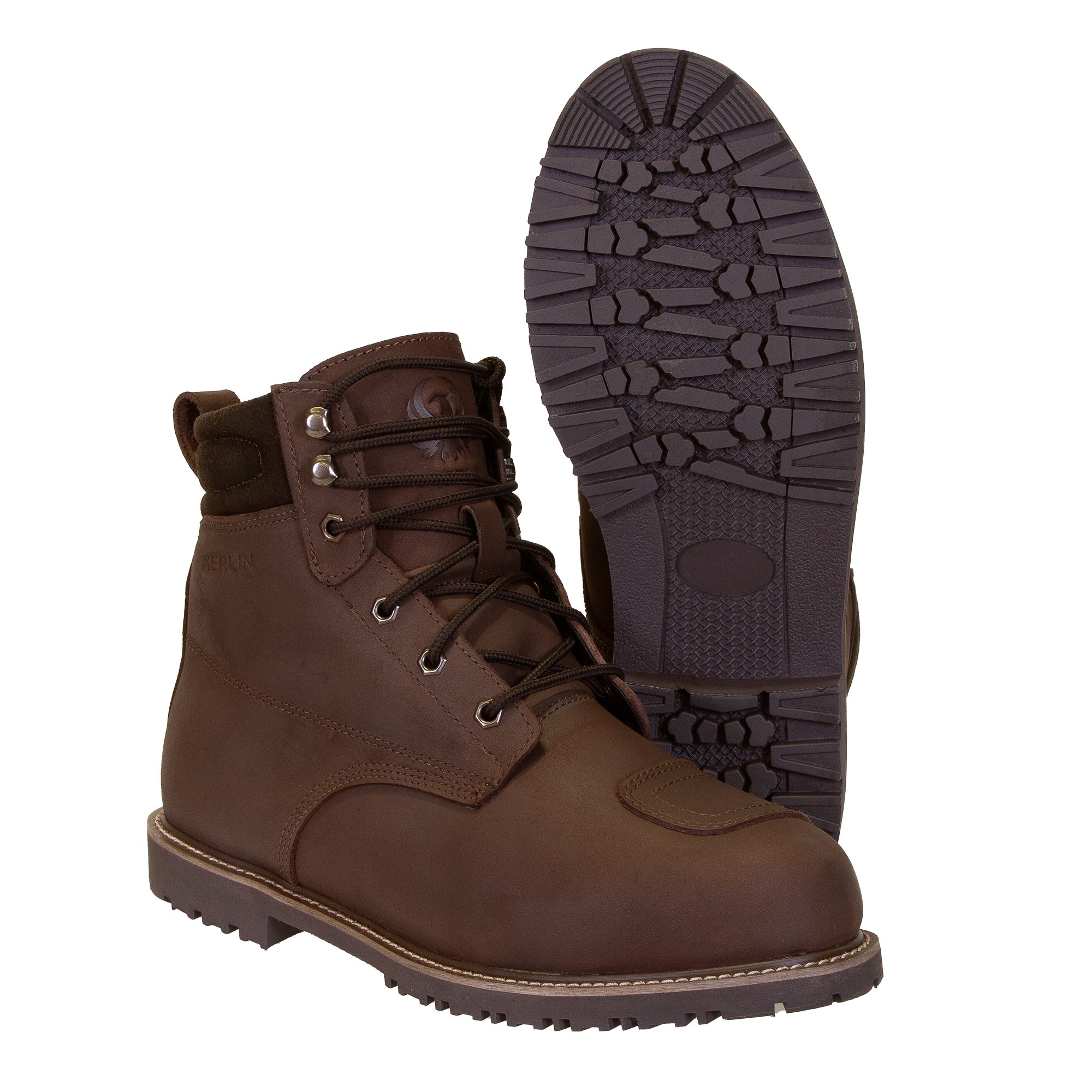 Merlin Ashford D3O Waterproof Boots Dark Brown FREE UK Delivery, FREE 365 Day Returns | Moto Central