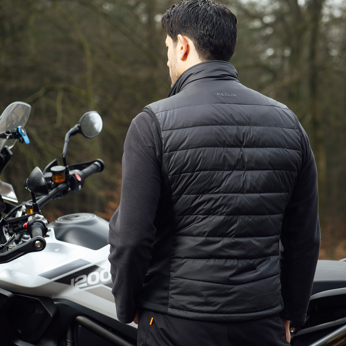 Merlin Flux Heated Body Warmer Vest Black