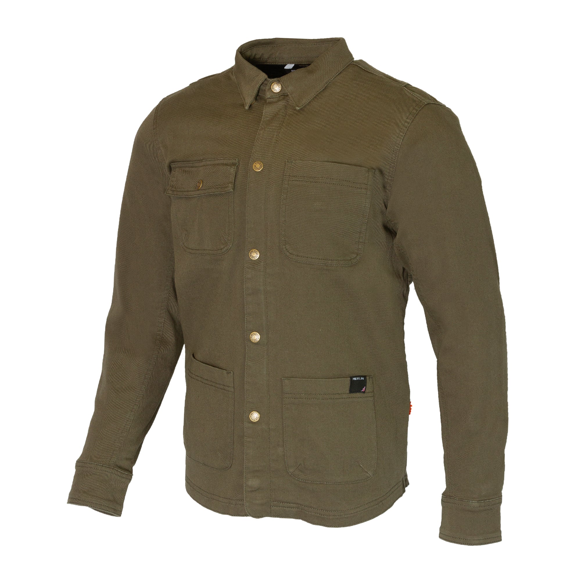 Merlin Carter D3O Ghost Single Layer Shirt Green FREE UK Delivery, FREE 365 Day Returns | Moto Central