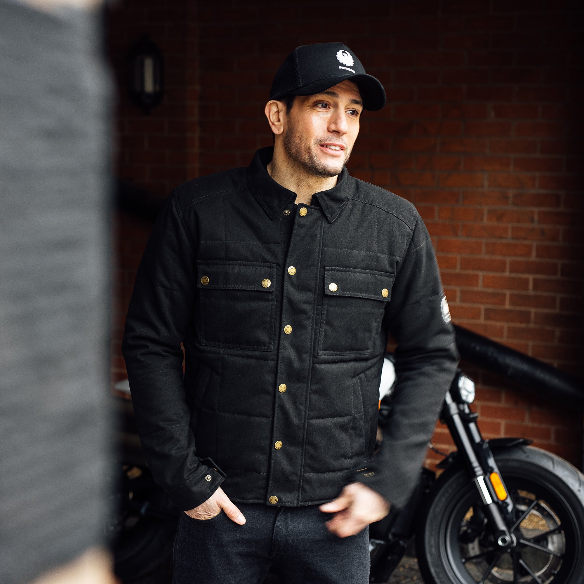 Merlin Codsall D3O Baffle Riding Jacket Black FREE UK Delivery, FREE 365 Day Returns | Moto Central