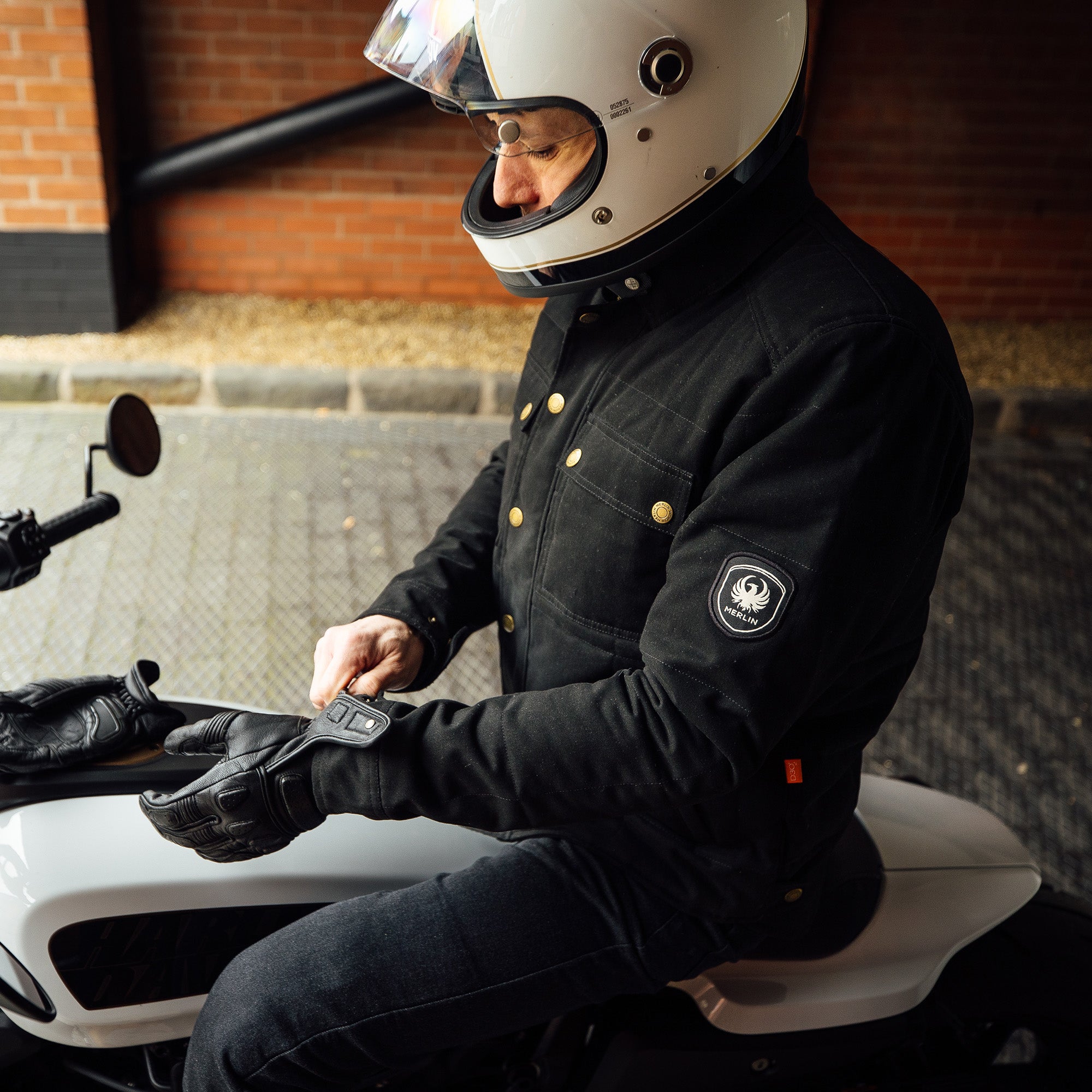 Merlin Codsall D3O Baffle Riding Jacket Black FREE UK Delivery, FREE 365 Day Returns | Moto Central