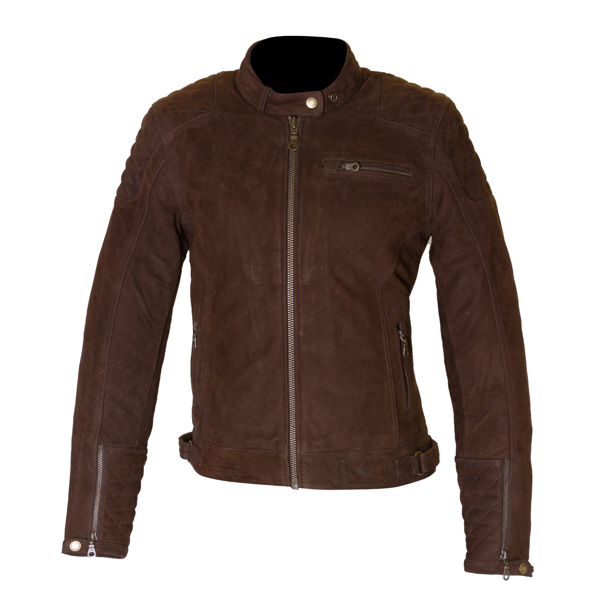 Merlin Isla TFL D3O AAA Ladies Leather Jacket Brown FREE UK Delivery, FREE 365 Day Returns | Moto Central