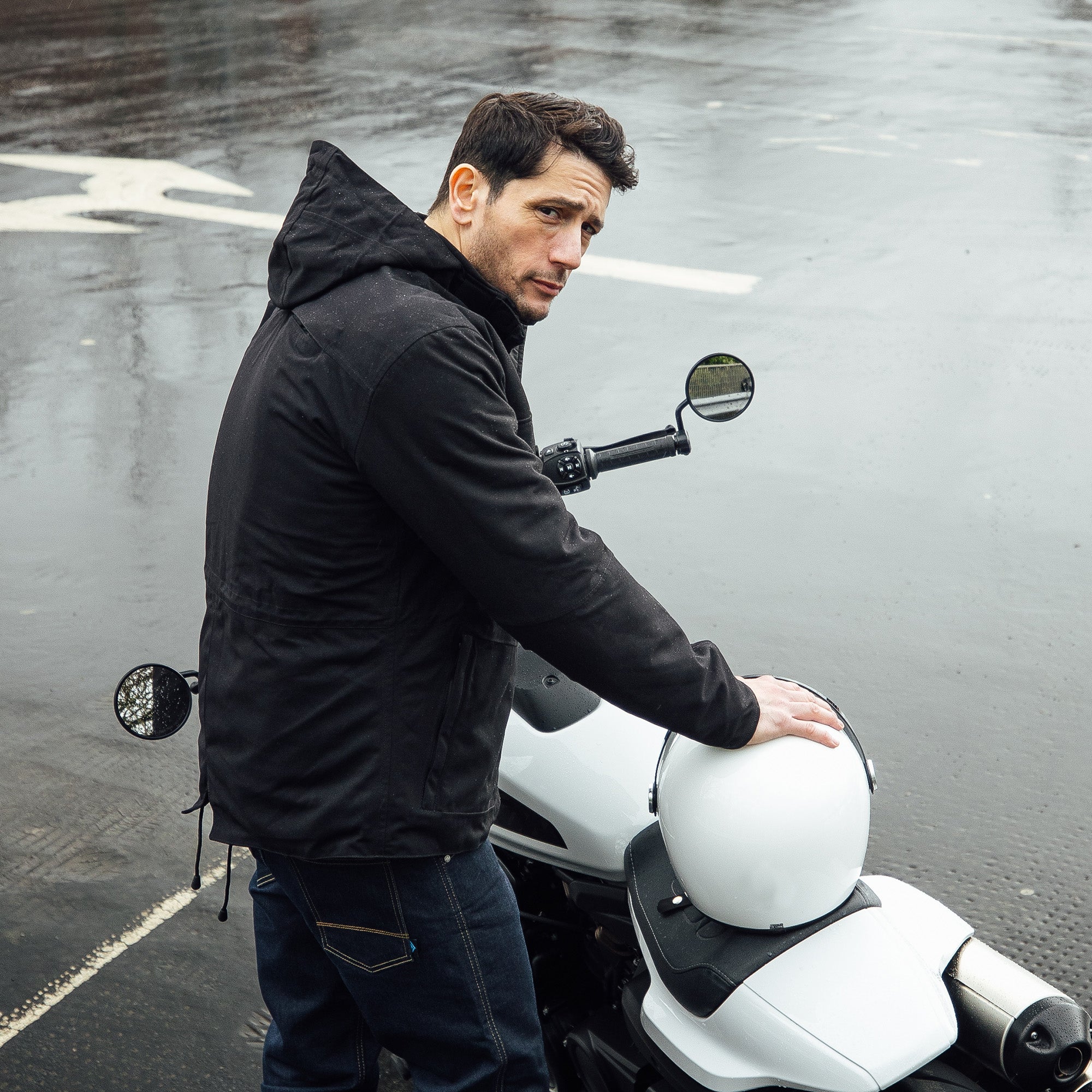 Merlin Jagger D3O Urban Utility Jacket Black FREE UK Delivery, FREE 365 Day Returns | Moto Central