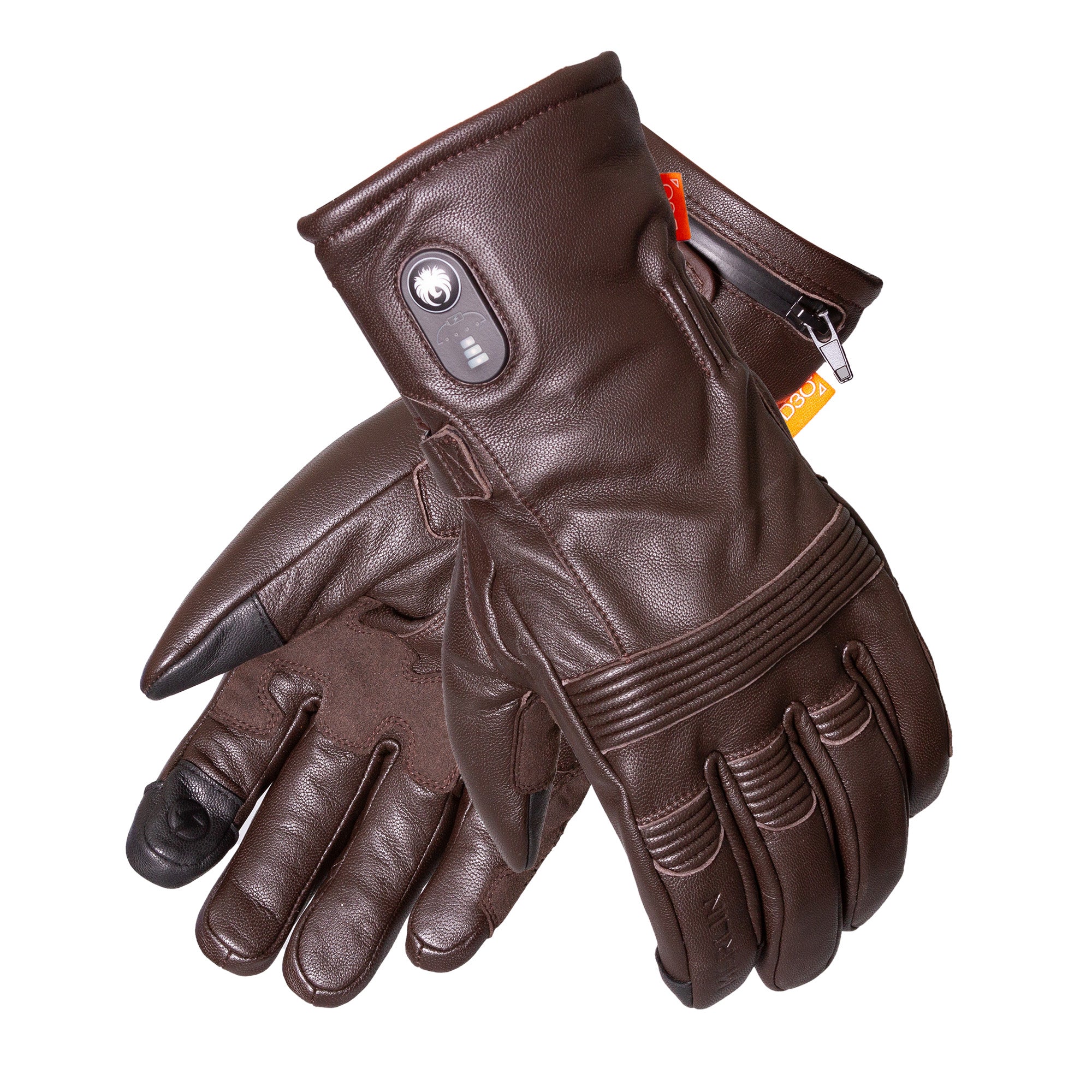 Merlin Minworth 2 D3O Heated Gloves Dark Brown FREE UK Delivery, FREE 365 Day Returns | Moto Central