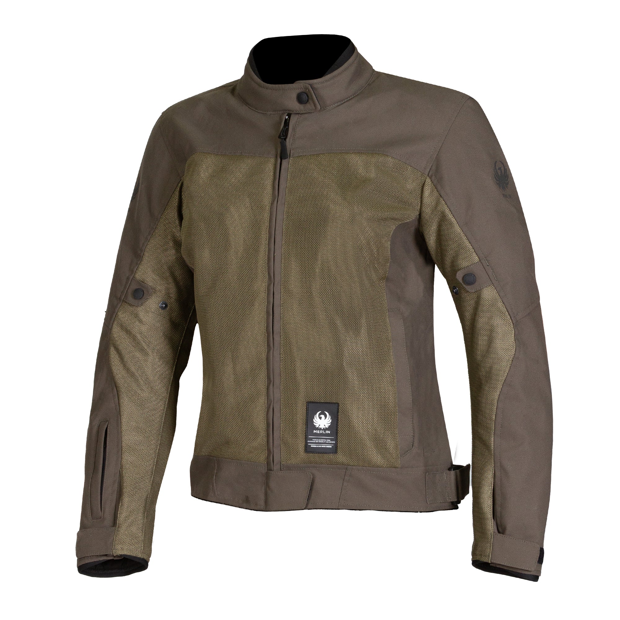 Merlin Prospect Air Mesh Ladies Jacket Olive FREE UK Delivery, FREE 365 Day Returns | Moto Central