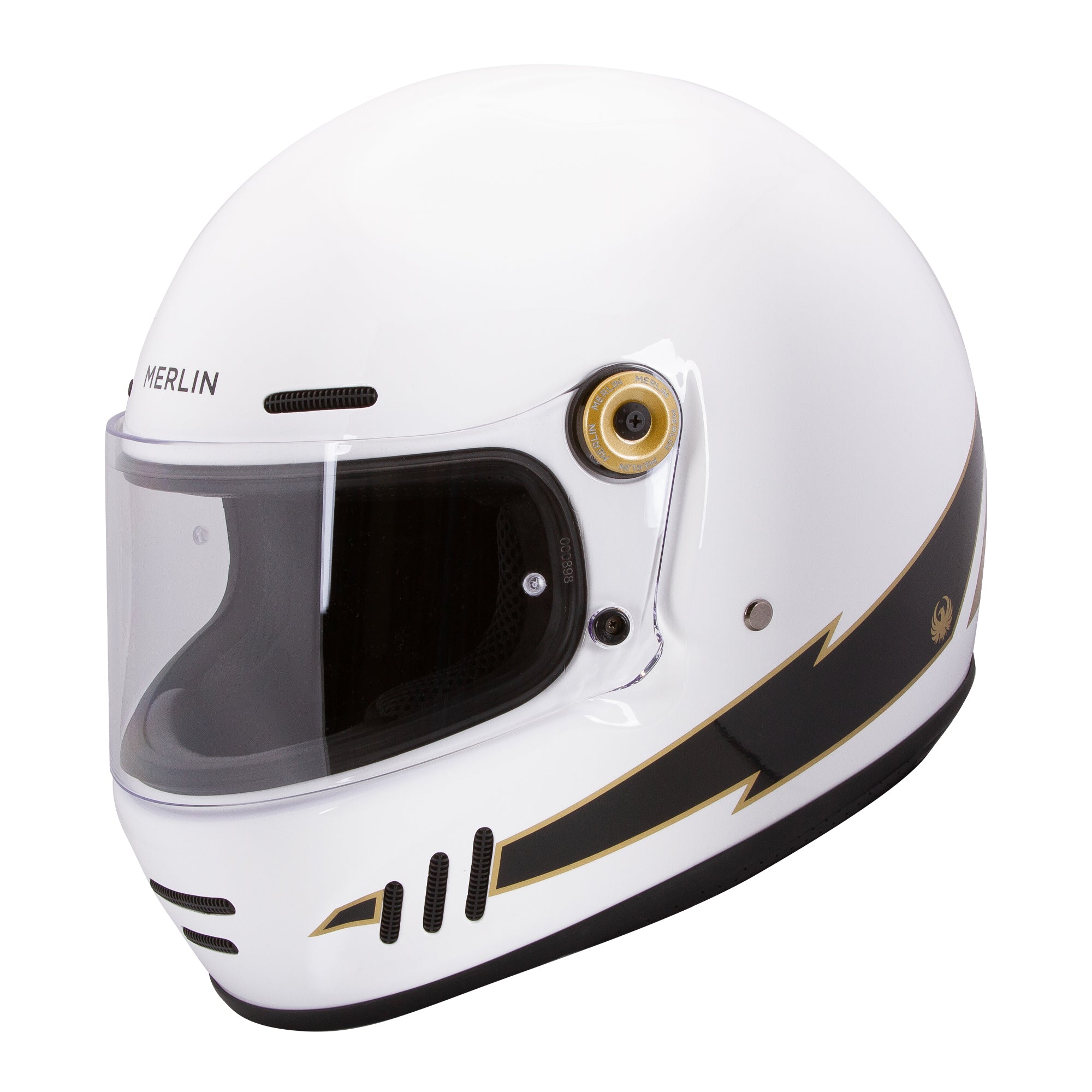 Merlin Revival Flash White FREE UK Delivery, FREE 365 Day Returns | Moto Central