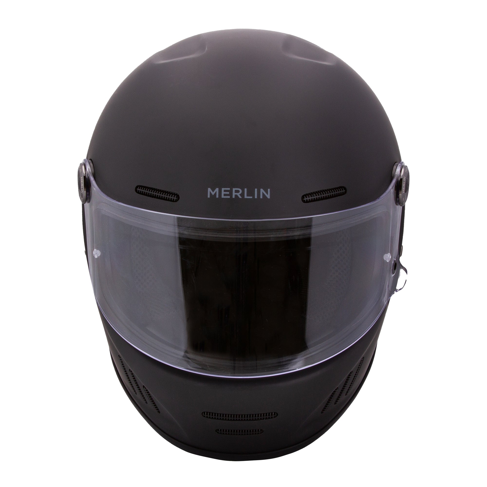 Merlin Revival Matt Black FREE UK Delivery, FREE 365 Day Returns | Moto Central