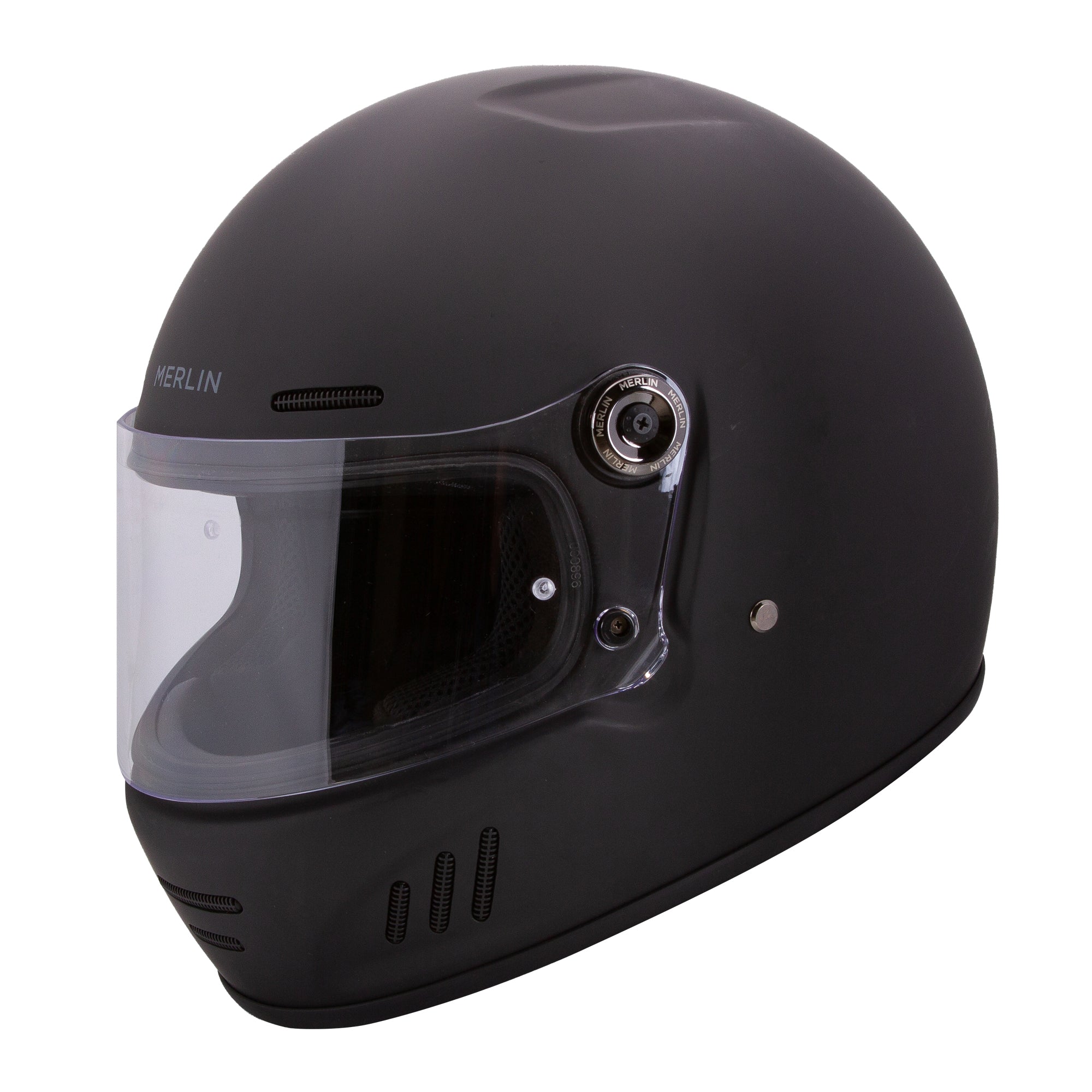 Merlin Revival Matt Black FREE UK Delivery, FREE 365 Day Returns | Moto Central