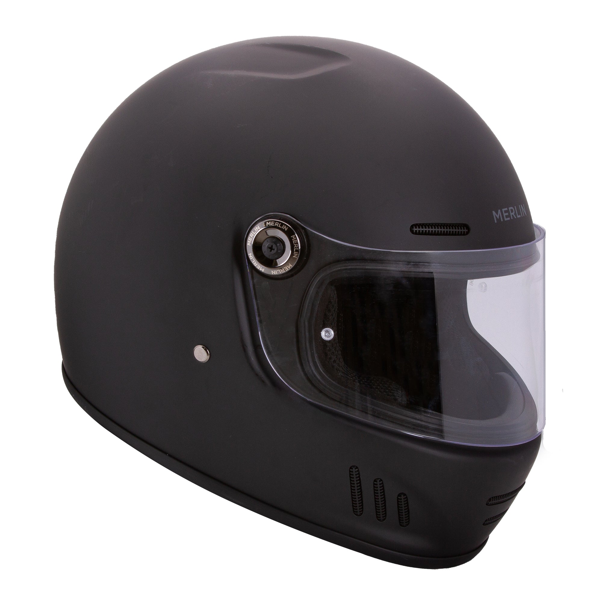 Merlin Revival Matt Black FREE UK Delivery, FREE 365 Day Returns | Moto Central