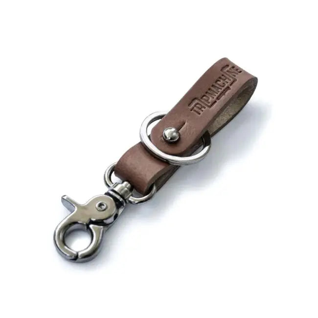 Trip Machine Key Fob Vintage Tan / Metallic Black - FREE UK Shipping, FREE 365 Day Returns | Moto Central