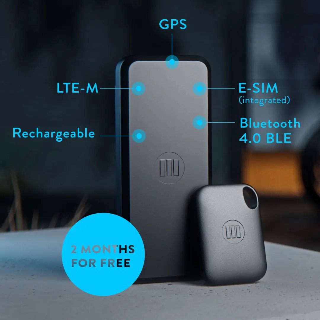 Monimoto 9 GPS Tracker Black FREE UK Delivery, FREE 365 Day Returns | Moto Central