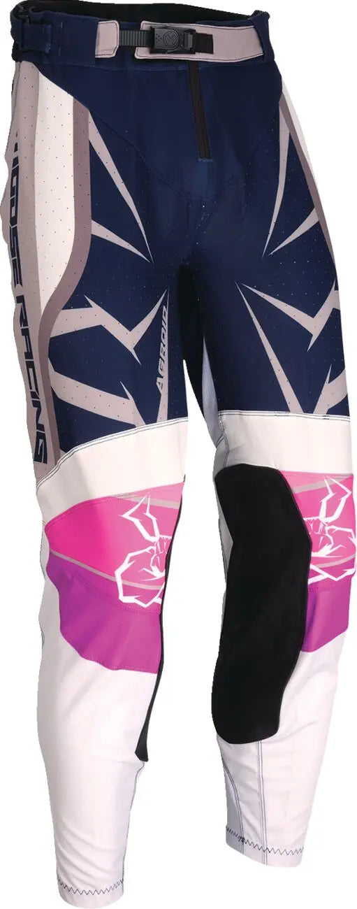 Moose Racing Agroid Trouser Navy / White - FREE UK Shipping, FREE 365 Day Returns | Moto Central